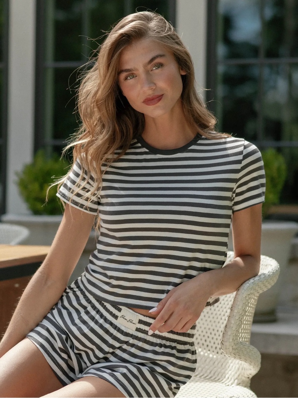 NWT Eleven Eleven Striped Baby Tee